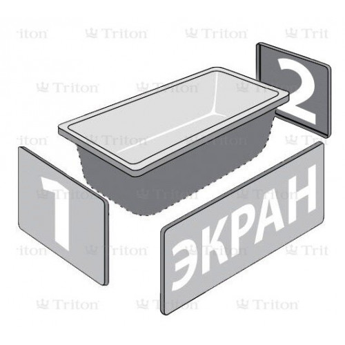 Ванна акриловая Triton Прага 170 170х70х59 ТРИТОН