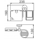 F1603-1 Бумагодержатель+держатель дезодоранта F 1603-1