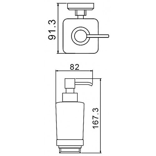 G3827 Дозатор настенный G 3827