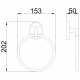 F1904 Полотенцедержатель (кольцевой) F 1904