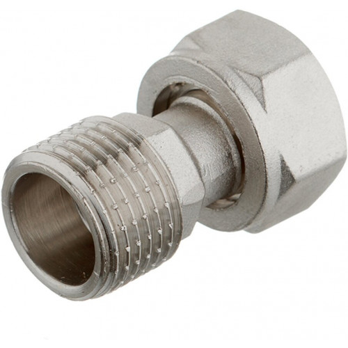 Штуцер с накидной гайкой Valtec 1/2"х1/2" VTr.613. N.0404 Полусгон прямой