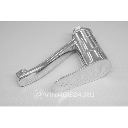 F45703-В Смеситель для раковины поворотный гусак 15см, картридж Ф40 с гайкой FRAP 45703-B