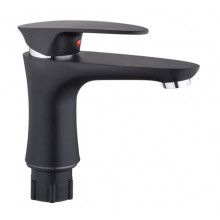 Смеситель ПЛАСТИК для умывальника AQUASTRIDE P01-2H14-38B Black (без подводки)