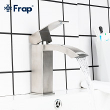 F10803 Смеситель для умывальника FRAP 10803 нержавеющая сталь