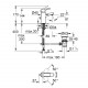 GROHE 23752000 Смеситель для умывальника литой корпус BAU FLOW гл. кор., S-Size GROHE 23752000