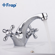 F1025 Смеситель для умывальника 2-х вентильный литой корпус FRAP 1025