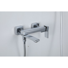 F3284 Смеситель для ванны с душем короткий поворотный излив FRAP 3284 L,