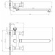 Смеситель для ванны IDDIS Acros ACRSBL2i10WA
