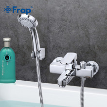 F3273 Смеситель для ванны с душем картридж 35мм короткий излив FRAP 3273
