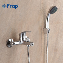 F3002-B Смеситель для ванны с душем картридж 40мм короткий излив FRAP 3002-B