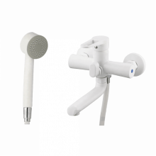 Смеситель в ванную ZEGOR PUD3-A045-YW БЕЛЫЙ