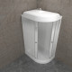 Душевая кабина Тритон "Коралл-Лайт 120x80 L А" 120х80х218 Низкий с Полочкой Левая (6мест+сифон ф90)