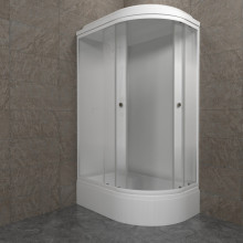 Душевая кабина Тритон "Коралл-Лайт 120x80 L B" 120х80х232 Средний с Полочкой Левая (6мест+сифон ф50)