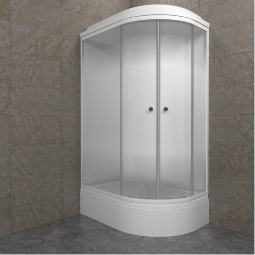 Душевая кабина Тритон "Коралл-Лайт 120x80 L B" 120х80х232 Средний с Полочкой Левая (6мест+сифон ф50)