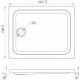 Поддон душевой 100x80 низкий прямоугольный (ПД 25)