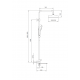 Стойка душ G2410-6 ЧЕРНАЯ Gappo 2410-6 ЧЕРНАЯ