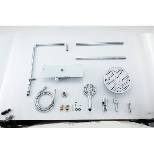 Стойка душ Gappo 2496-20 G2496-20 Белый/хром