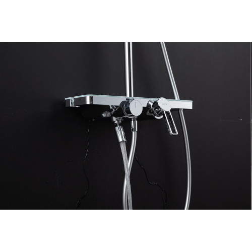 Стойка душ Gappo 2496-20 G2496-20 Белый/хром