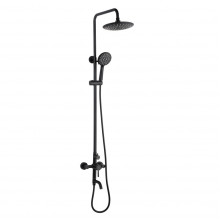 SUS124BL-009DK РМС Душ-система с пепеключателем, черный