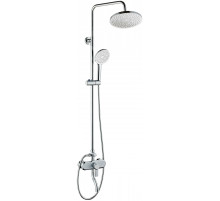 S8859-7 Стойка душевая Feinise , 3-х функциональная, в комплекте лейка и шланг, Латунь, Белый