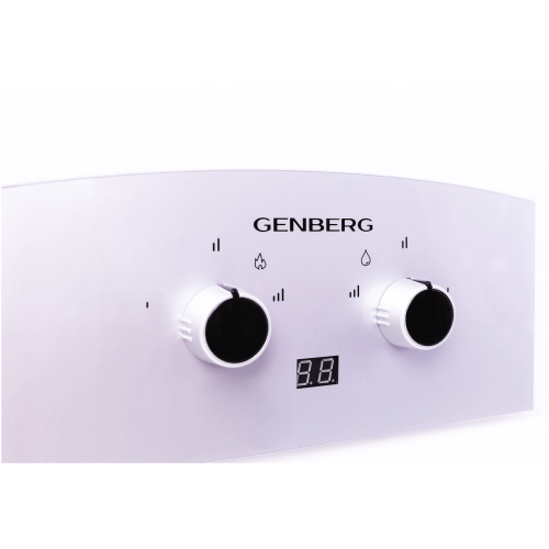 Газовая колонка GENBERG 310.01 ПРЕМИУМ серая наклад. 10л.