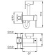 F7505-4 Смеситель с гигиеническим душем FRAP 7505-4 бронза