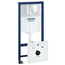 Система инсталляции для подвесного унитаза Grohe Rapid SL 38750001 (4 в 1) 38750001 круглая