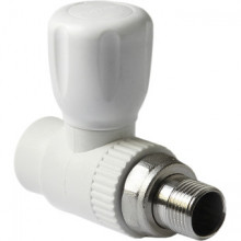 Кран шаровый 20x1/2" прямой PRO-AQUA для радиатора (PPRC)