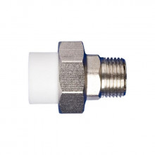 Муфта разъем. мелк. рез. 20 х 3/4" НР (PPRC) американка