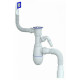 Сифон 1 ½" х 40 с носиком c переливом д/нерж мойки 40х40/50 А-4010/B442V
