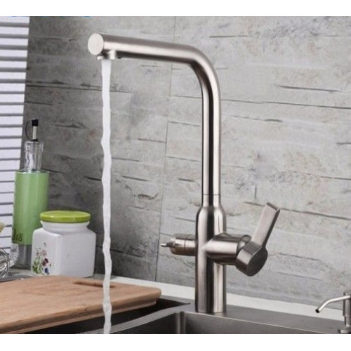 G4399-4 Смеситель для кухни с подкл. фильтра питьевой воды из нержавеющей стали Gappo G 4399-4
