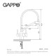 G4398-19 Смеситель для кухни с подкл. фильтра питьевой воды из латуни Gappo ОРУЖ.СТАЛЬ 4398-19