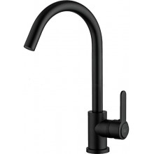 R42052-12 Елочка д/кухни Ф35 бок.излив ЧЕРНЫЙ с гайкой FRUD R42052-12