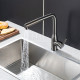 F6096-9 Смеситель для кухни в мойку с выдвижным изливом FRAP ОРУЖ.СТАЛЬ F6096-9 ОРУЖ.СТАЛЬ