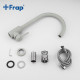 F40899-2 Смеситель для кухни высокий излив из нержавеющей стали FRAP 40899-2 Светло-Серый