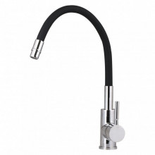 3241508 B Смеситель для кухни с гибким ЧЕРНЫМ изливом GROSS AQUA ColorFlex 3241508 B