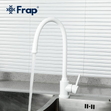 F40994-8 Смеситель для кухни высокий излив из нержавеющей стали FRAP 40994-8