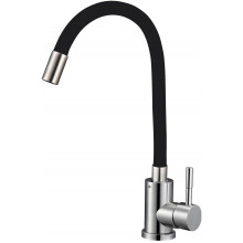 Смеситель в кухню SOLONE EZA4-F090KB (НЕРЖ) ЧЕРНЫЙ (10)