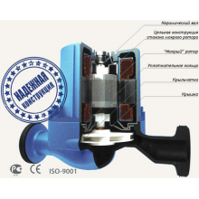 Насос для отопления Wester WCP 25-60 (с гайками)