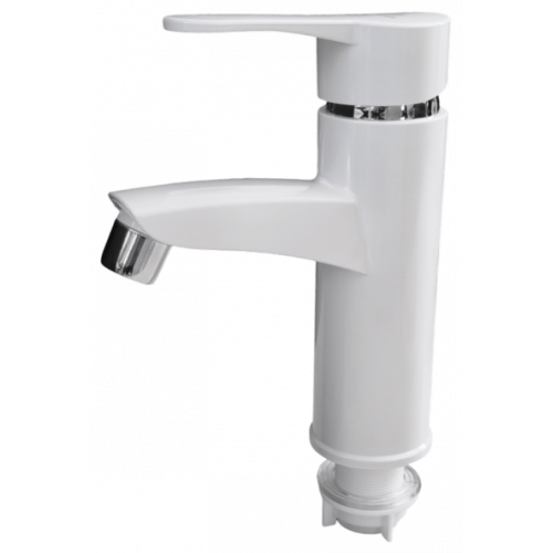 Смеситель ПЛАСТИК для умывальника AQUASTRIDE P02-2H11-34 White (без подводки)