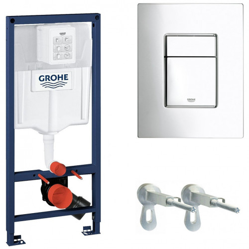Система инсталяции для подвесного унитаза Grohe Rapid SL 38772001 (3 в 1) квадратная