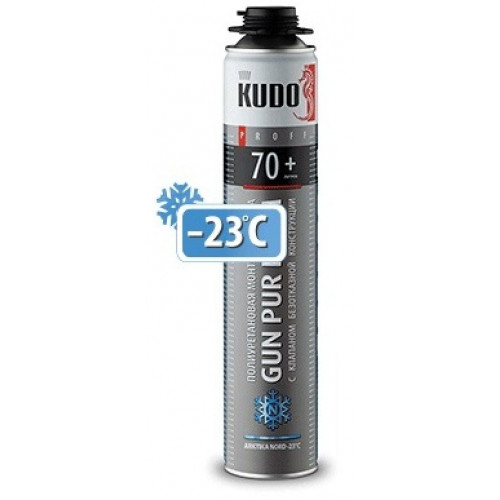Пена проф. KUDO PROFF 70+ Арктика Норд -25 1010гр/1000мл