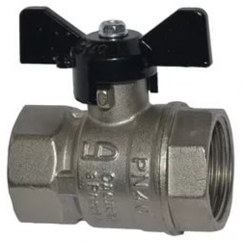 Кран шар 3/4" г/г баб LD (Россия)