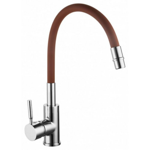 3241508 BR Смеситель ColorFlex с гибким КОРИЧНЕВЫМ изливом 3241508 BR GROSS AQUA