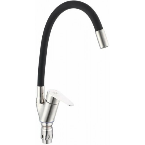 SUS126BL-016F Смеситель для кухни, ø35 с гибким изливом Нержавеющая сталь Черный