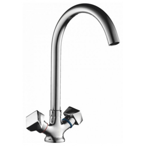 6015084C-B02 Смеситель для кухни высокий излив крепеж шпилька GROSS AQUA Forma 6015084C-B02