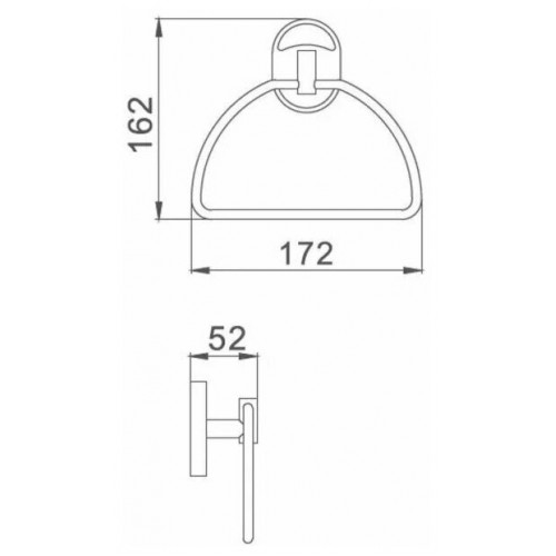 F1904-2 Полотенцедержатель F 1904-2