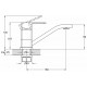 GOR4-B058KW Смеситель ф35 G-lauf, цинк, белый