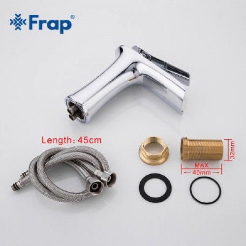 F1052-50 Однорычажный смеситель для раковины картридж 40мм FRAP 1052-50