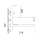7244267C-35L(F) Смеситель для ванны L-нос GROSS AQUA Vista 7244267C-35L(F)